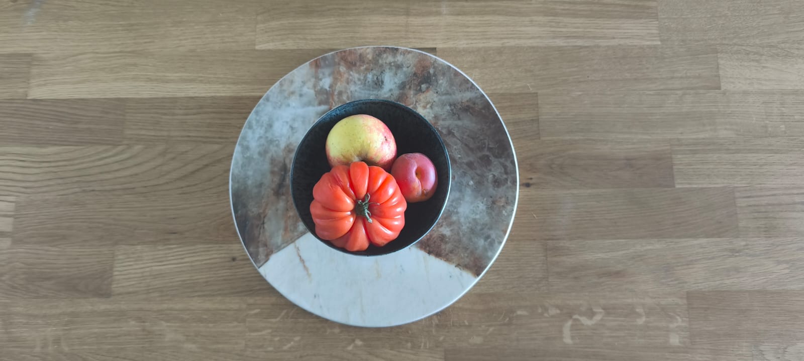 Vue 3 - Dessous de plat ou dessous d'assiette circulaire